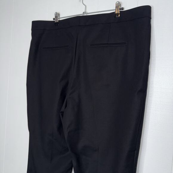 Ann Taylor Women’s Eva Ankle Pant High Rise Slim Leg Black Size 18 NWT - Picture 4 of 7